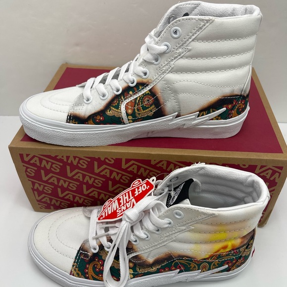 Vans Men’s Sk8-Hi Bolt (Big Reveal) True White/P Sneakers
VN0A5JIVAZQ - Picture 3 of 16